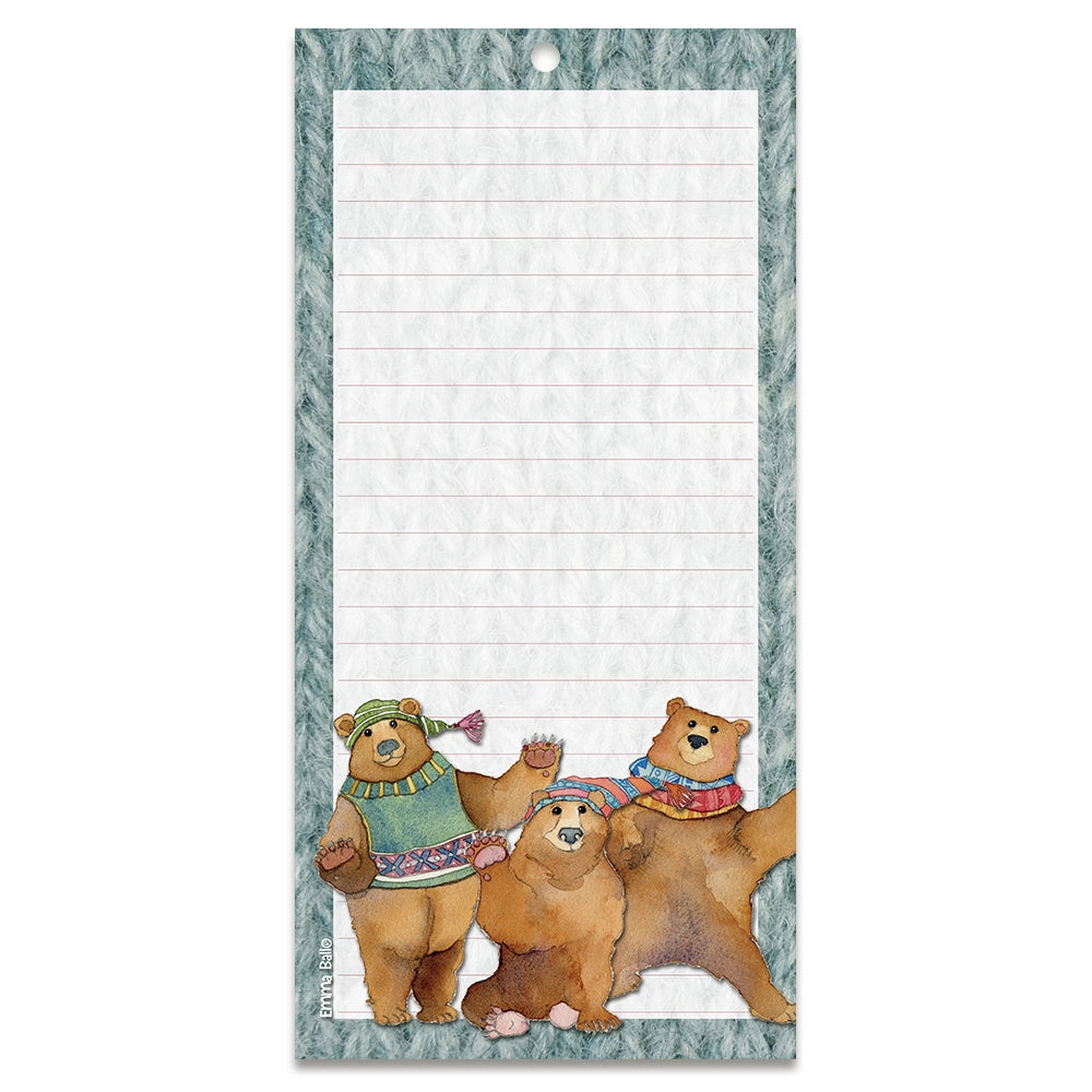 Woolly Bears Magnetic Notepad