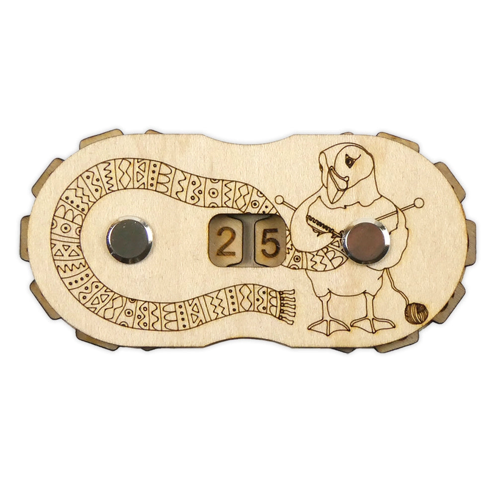 Emma Ball Wooden Row Counter