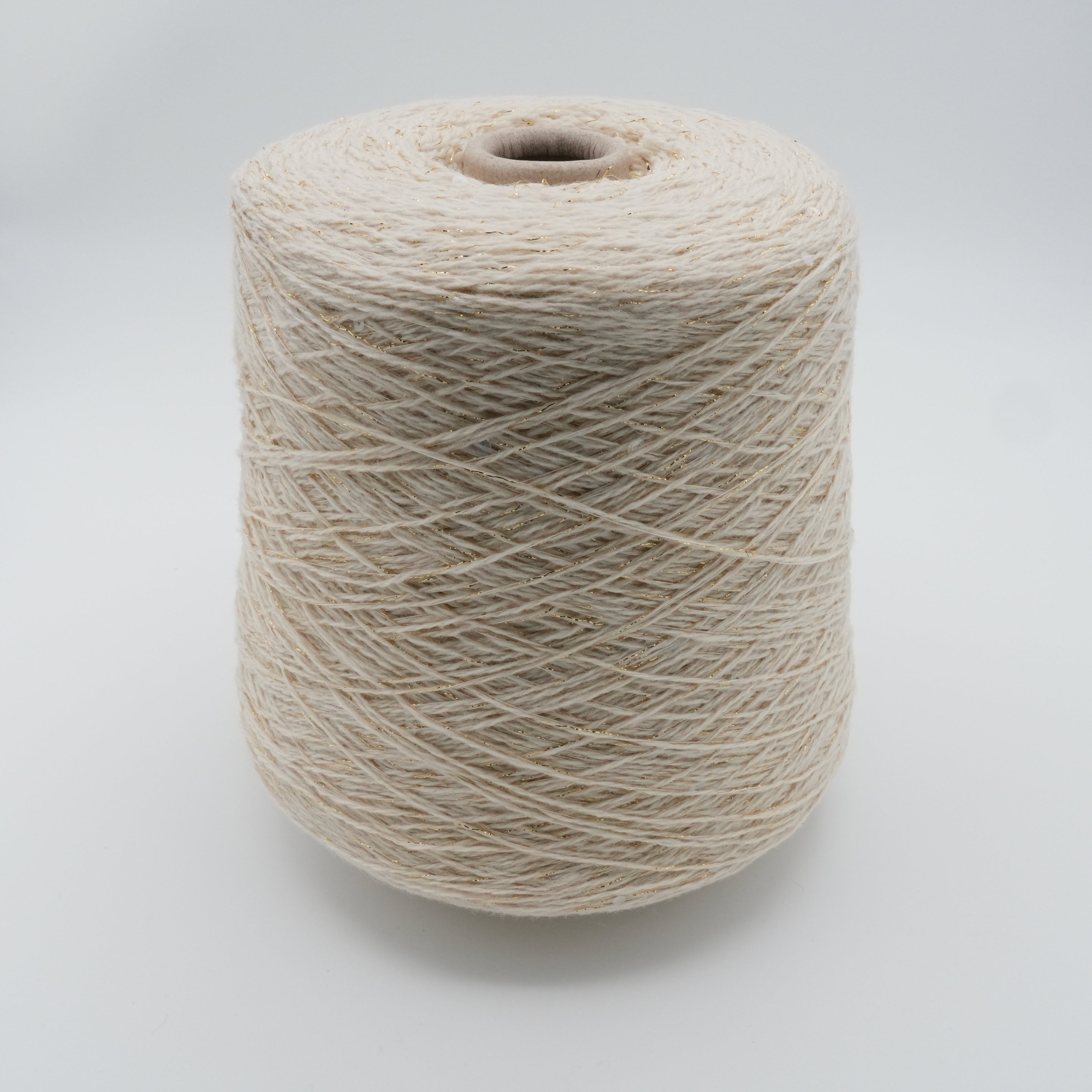 Susanna 520m/100g (569 yds/3.5 oz), Creamy Champagne – Cashmere, Wool, Lurex & Polyamide Blend