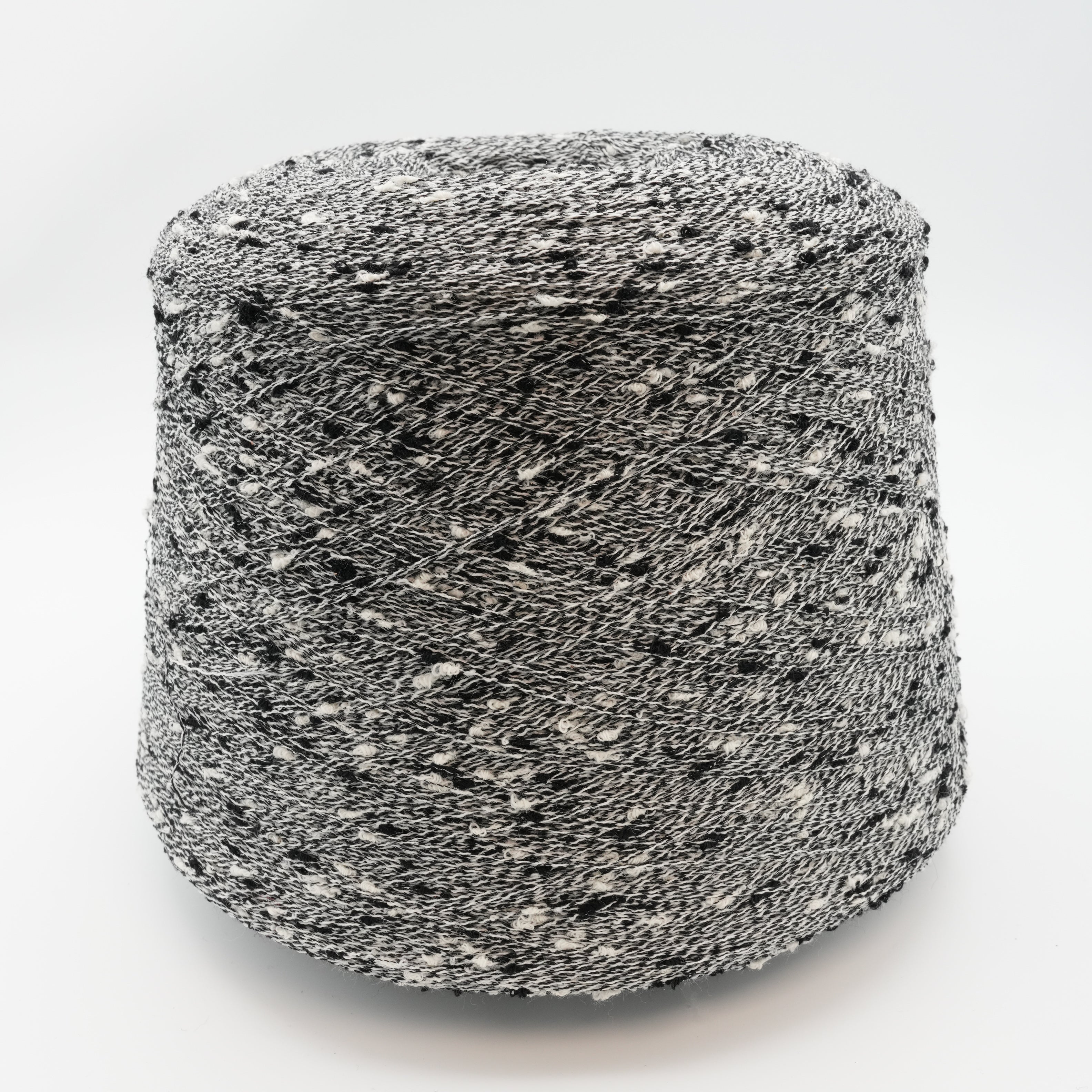 Biella Yarn – Valentino | Monochrome Flammé, 700m/100g (765yds/3.5oz), Merino Wool & Polyamide Blend