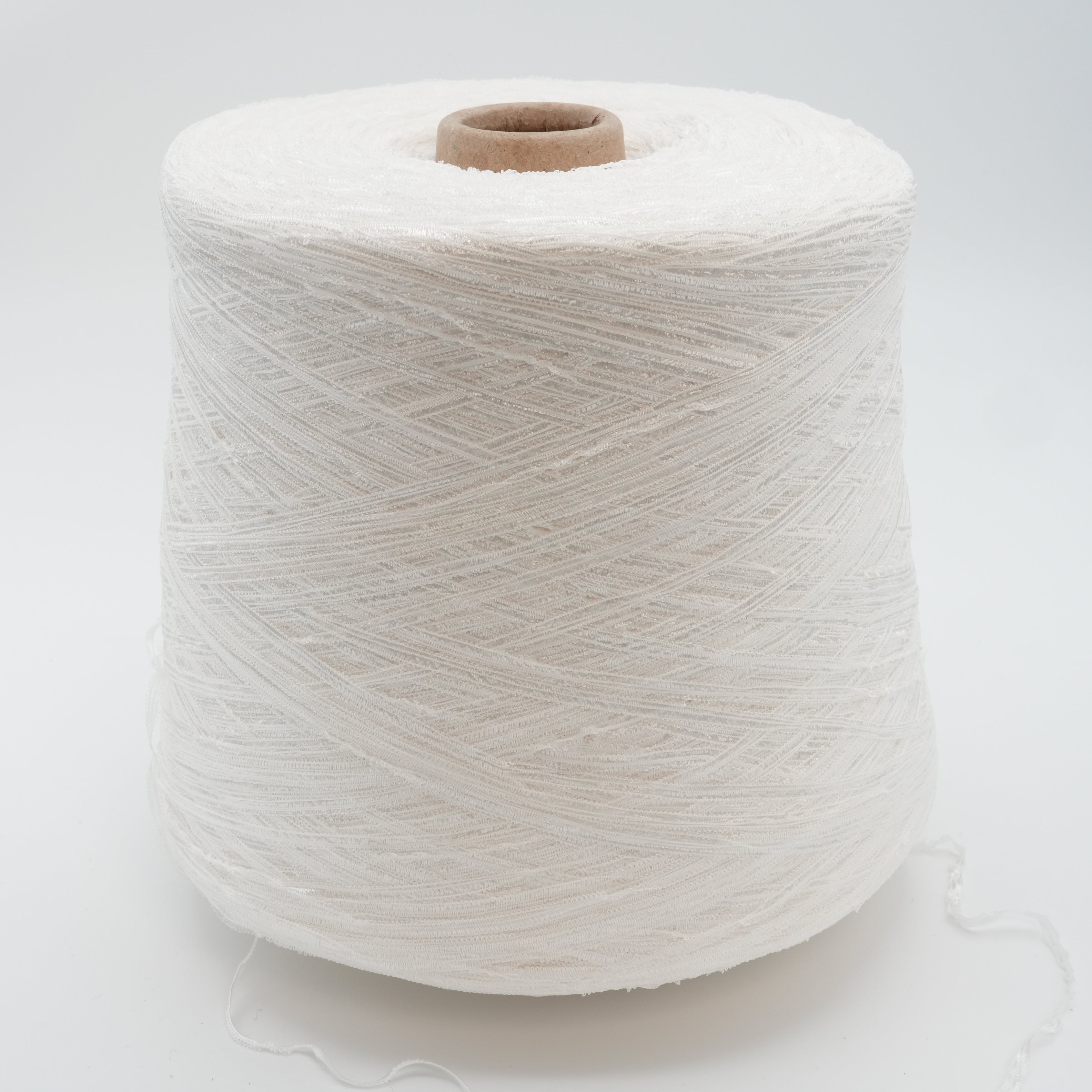 Maori 500m/100g (546yds/3.5oz), Cream Ribbon – Viscose, Polyamide & Elastane Blend