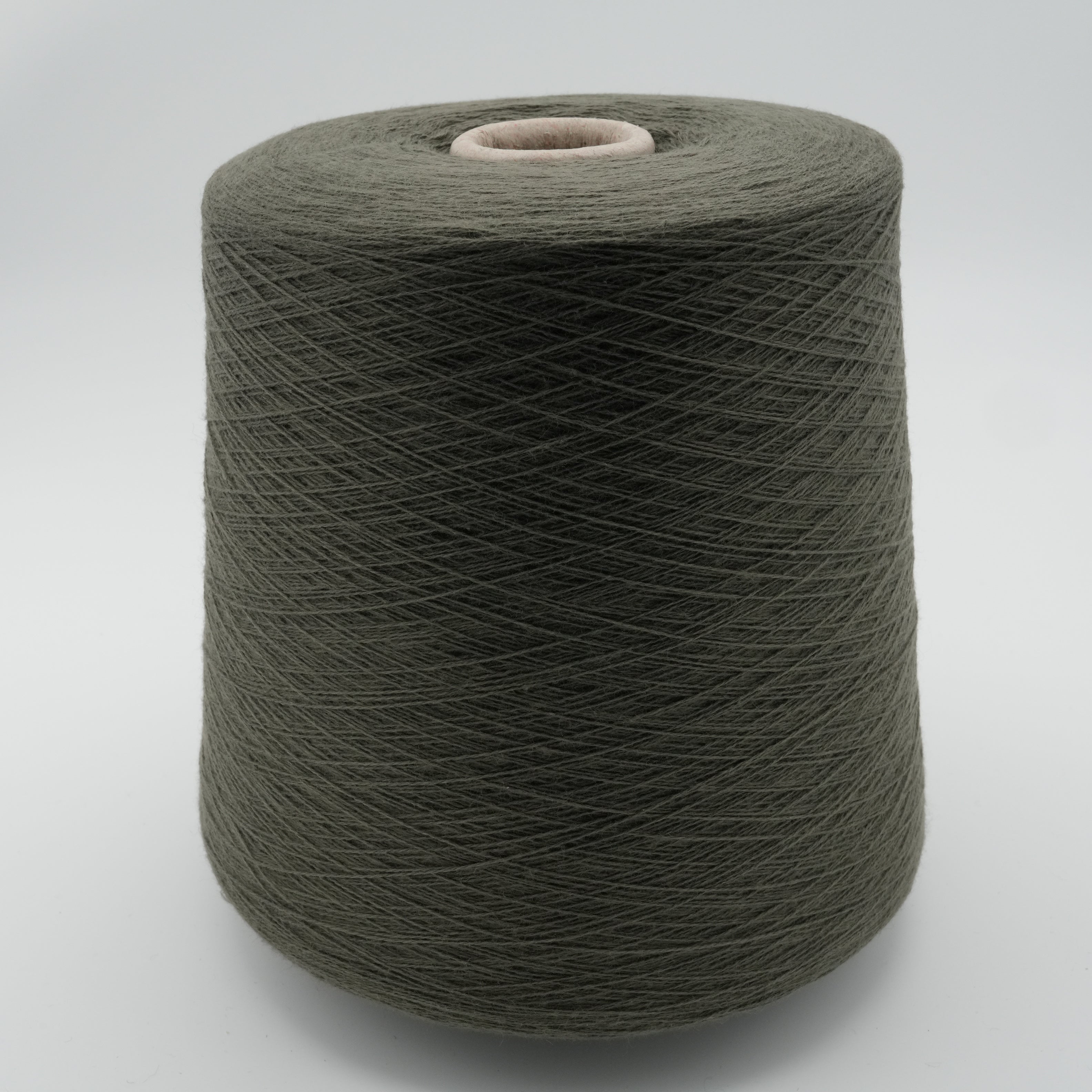 Cowool 3000m/100g (3281yds/3.5oz), Dark Olive – Cotton & Wool Blend