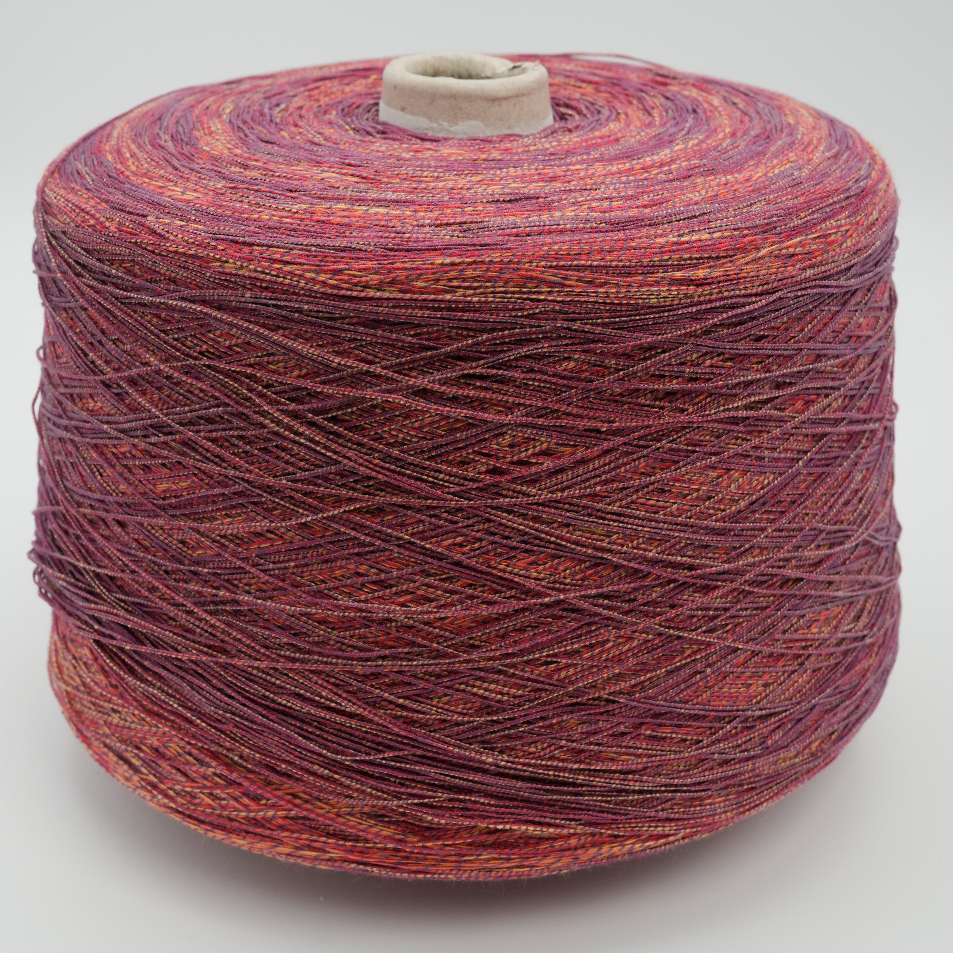 Mixtique 590m/100g (645yds/3.5oz), Berry Ember – Cotton & Polyamide Blend