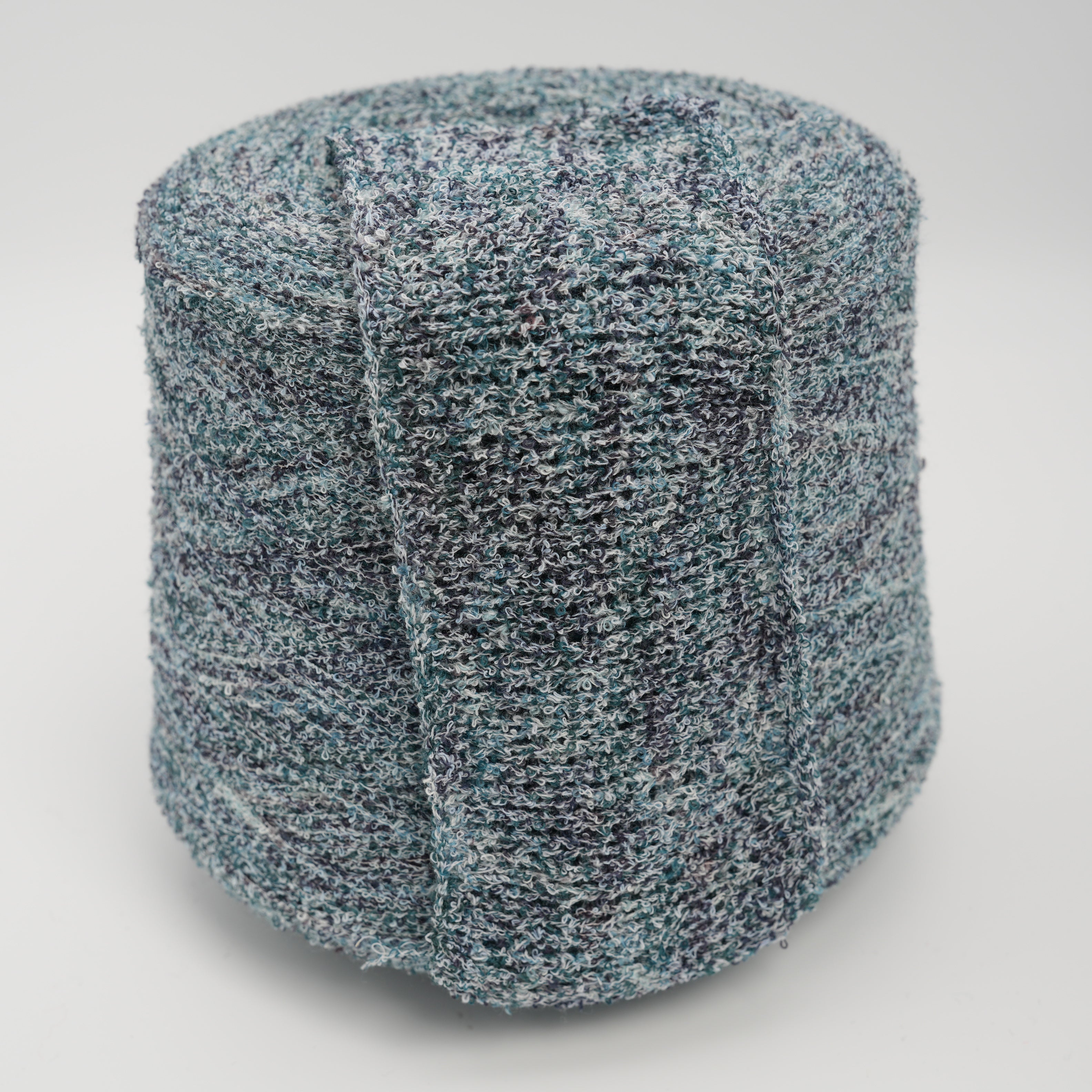Torbato 750m/100g (820 yds/3.5 oz), Speckled Turquoise – Cotton Blend Textured Yarn