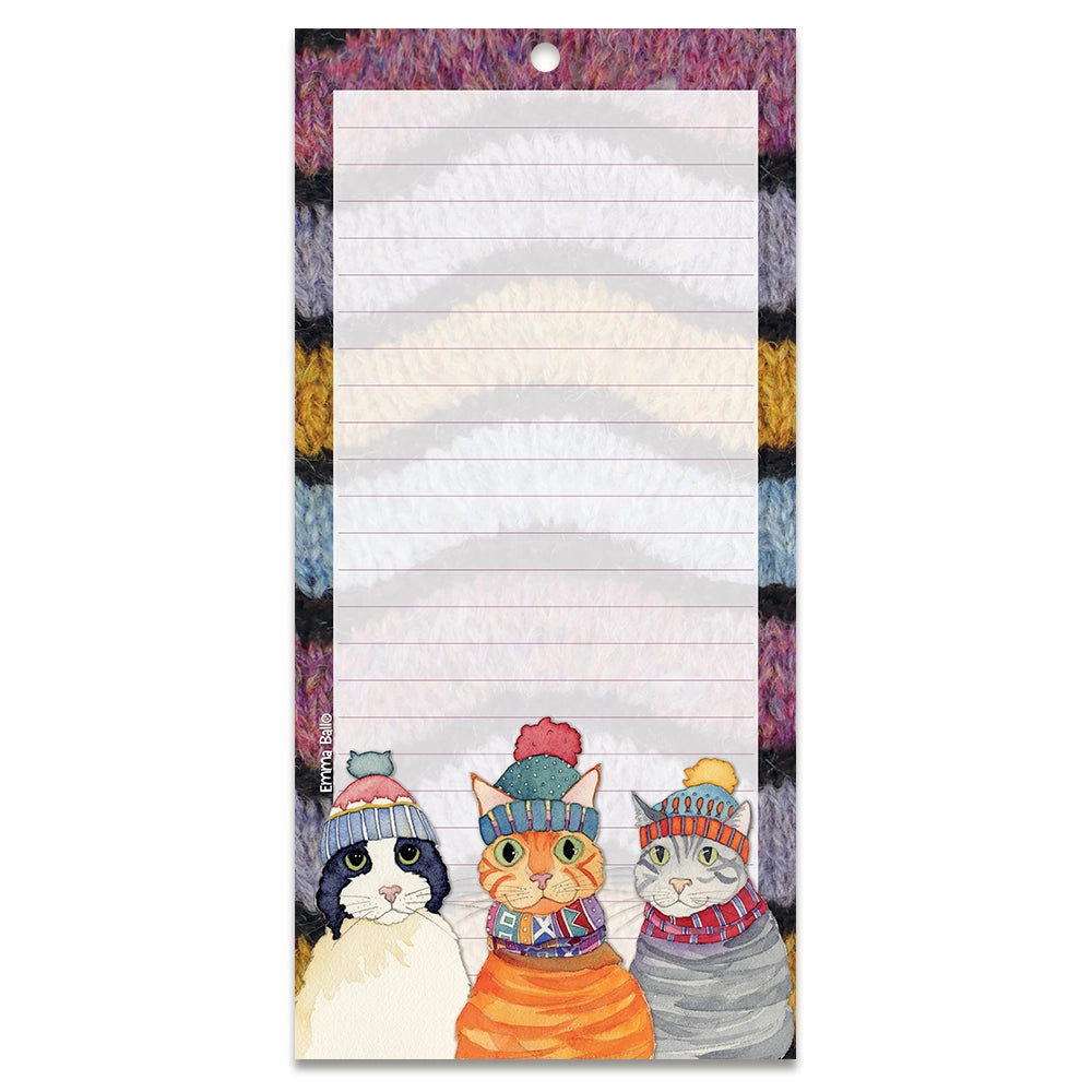 Cats in Hats Magnetic Notepad