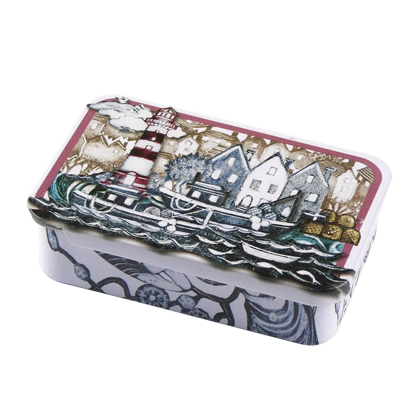 Fishing Village Pocket Tin