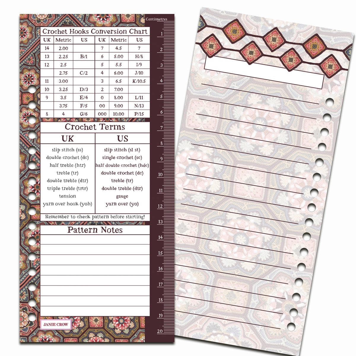 Persian Tiles Colour Chart Cards