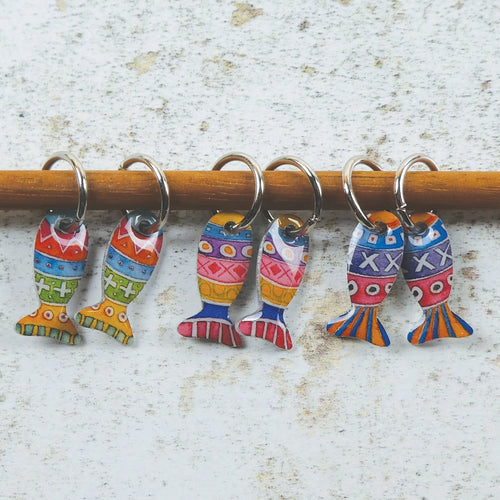 Ring Stitch Markers by Emma Ball (Set of 6)