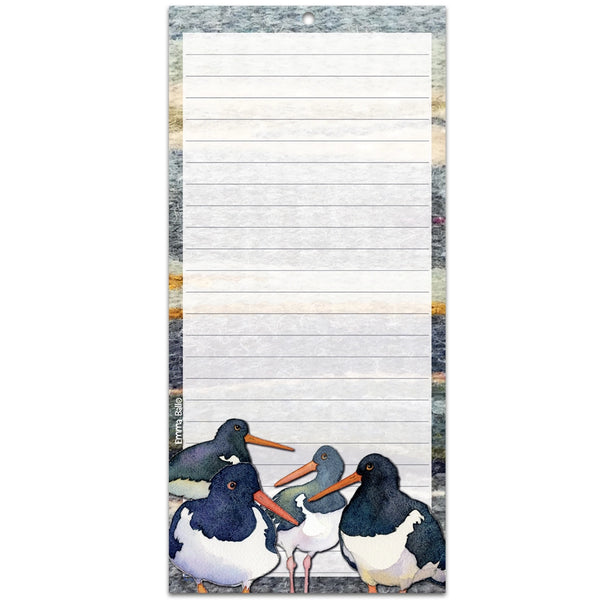 Oystercatchers Magnetic Notepad