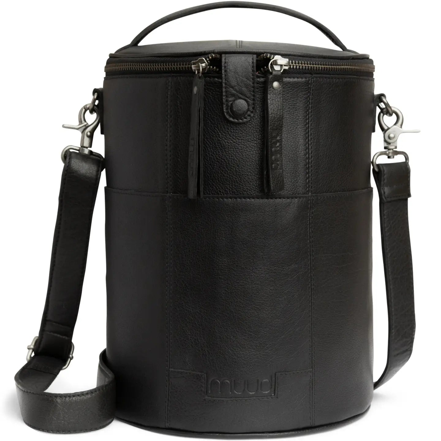 Muud – Saturn XL Leather Project Bag | Black