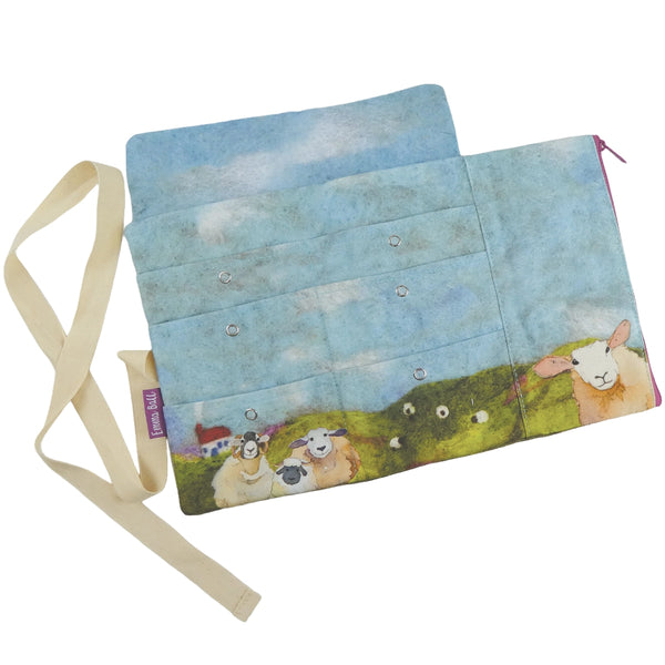 Emma Ball Felted Sheep Circular Needle Holder