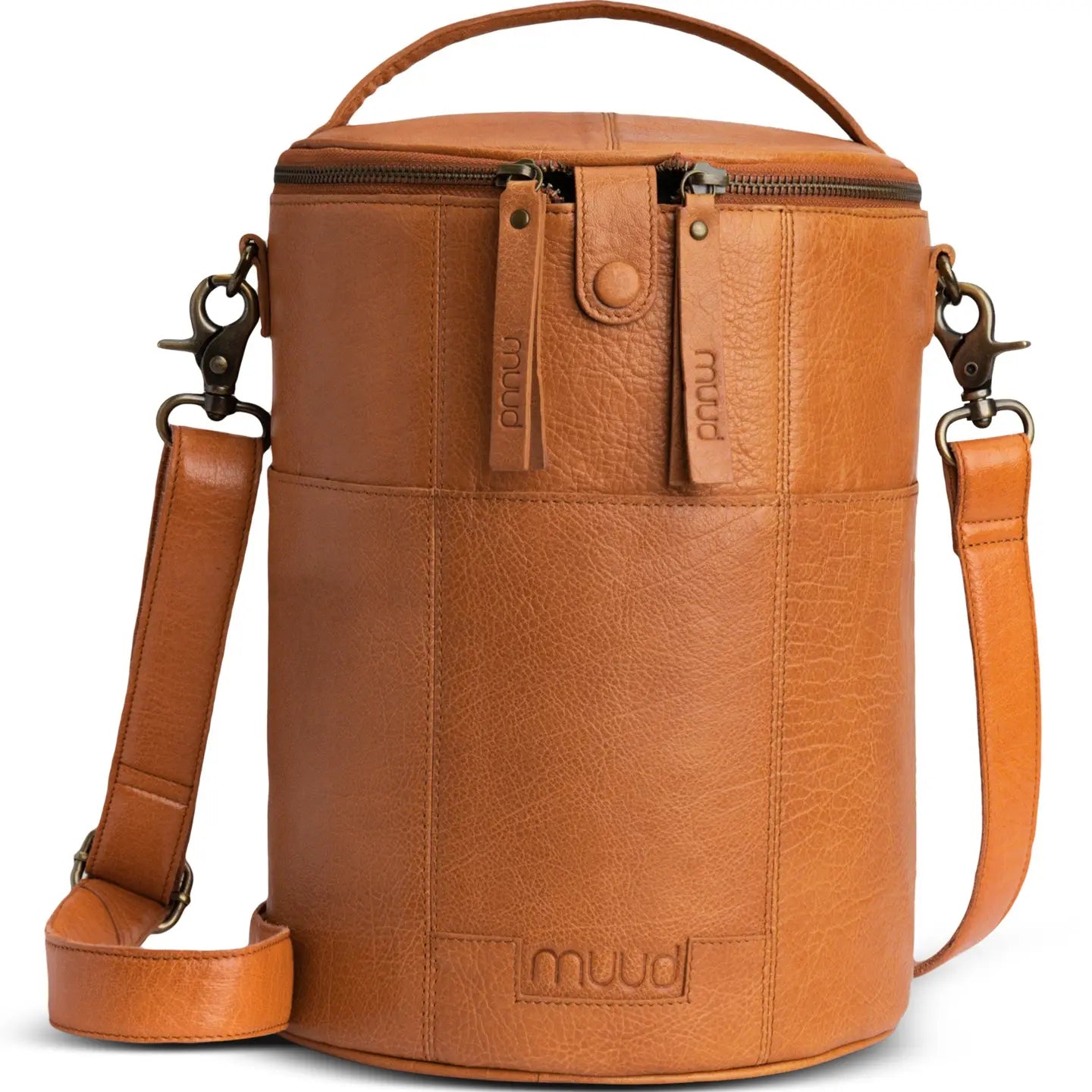 Muud – Saturn XL Leather Project Bag | Whisky