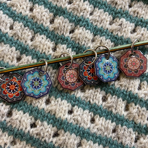 Ring Stitch Markers by Emma Ball (Set of 6)