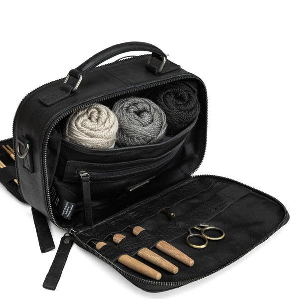 MUUD Lilly – Handmade Leather Knitting Bag