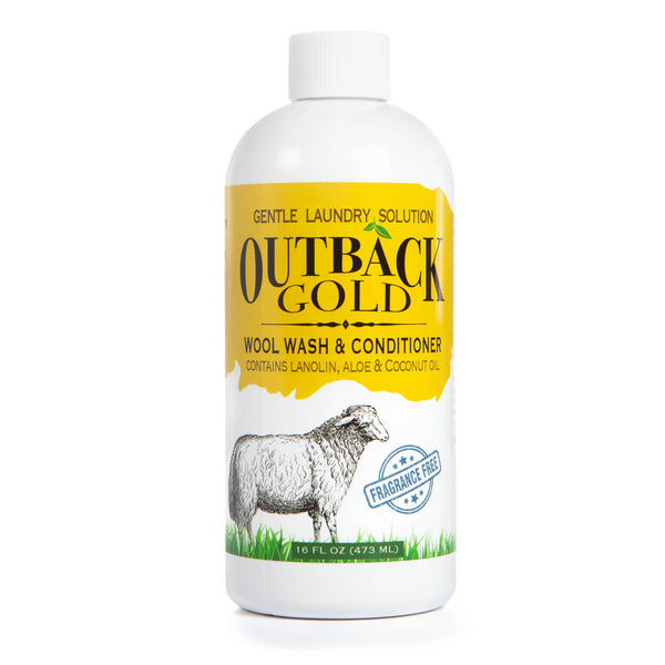 Desert Breeze Distributing Outback Gold Wool Wash, 16 oz, Fragrance Free