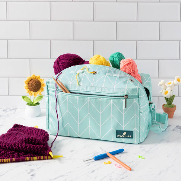 Compact Yarn Organizer Knitting Bag