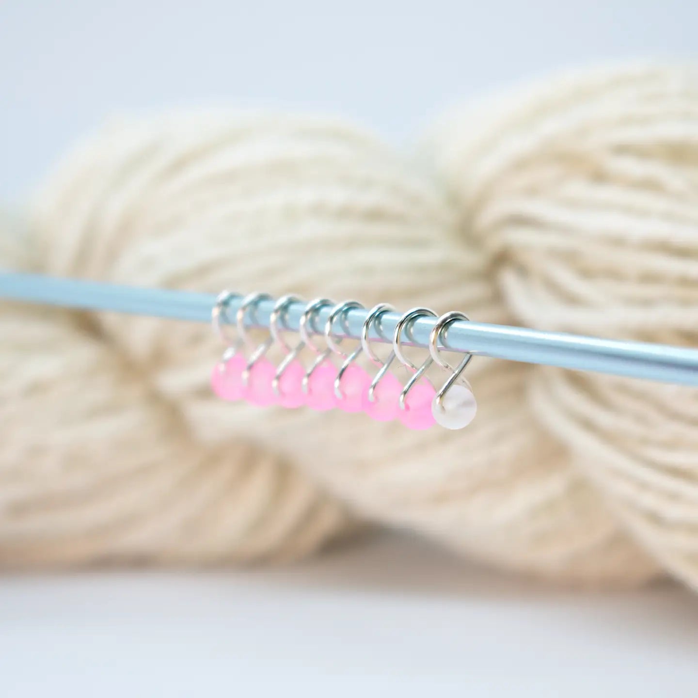 Extra Small Snag-Free Stitch Markers – Silver | Frosted Cookie