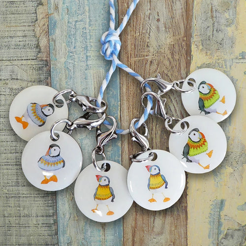 Locking Stitch Markers by Emma Ball (Set of 6)