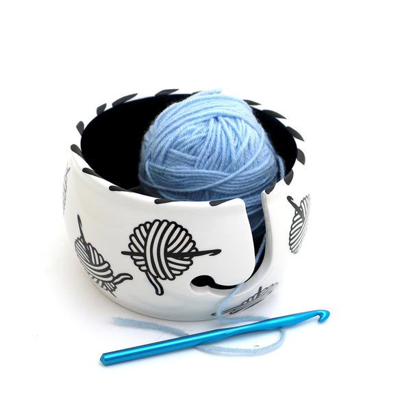 Yarn and Hooks Crochet Yarn Bowl