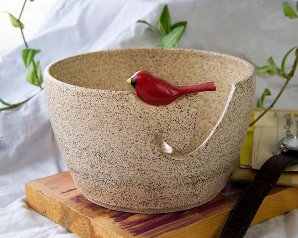 Ceramic Birdie Yarn Bowl