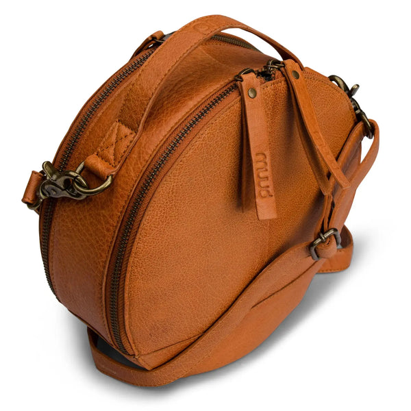 MUUD Bella – Round Leather Crossbody Bag