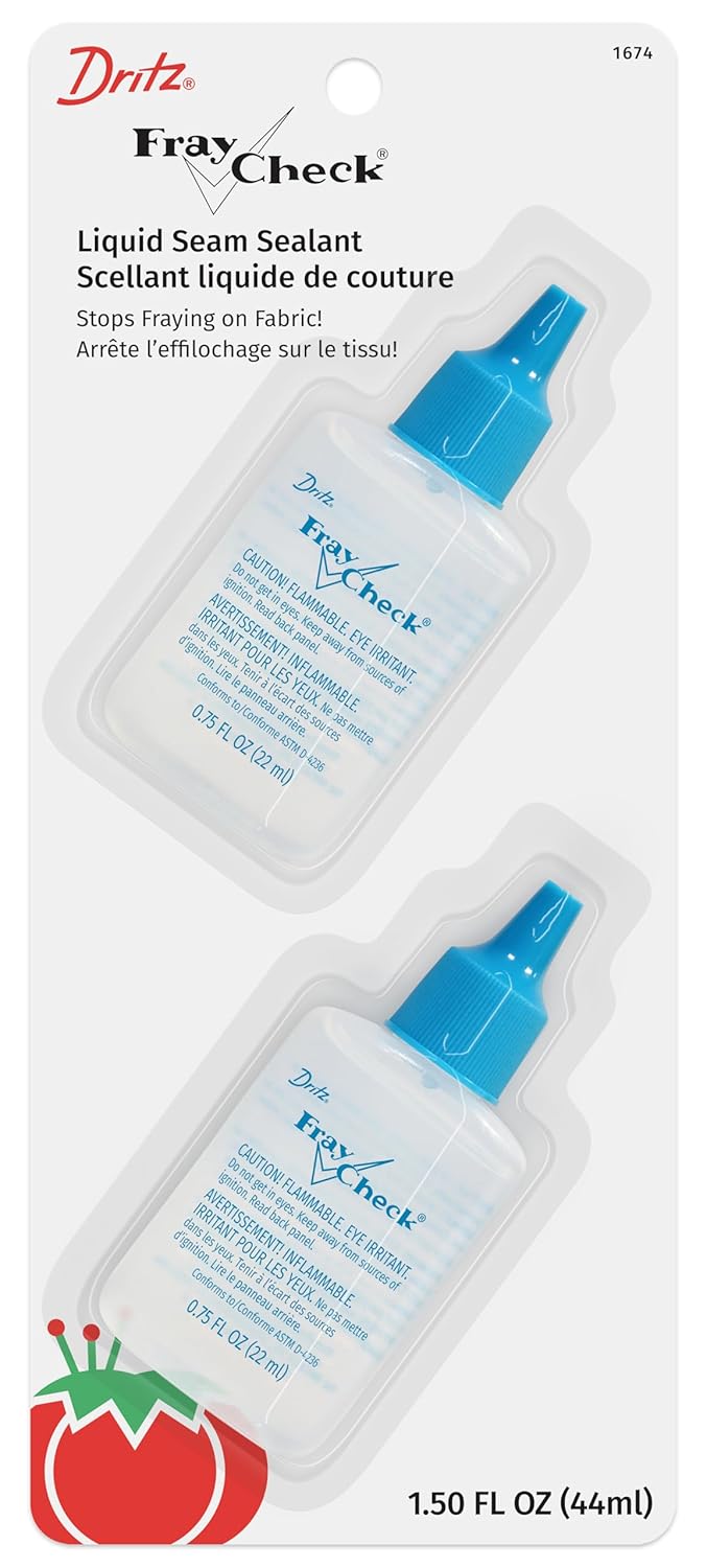 Dritz Fray Check Liquid Seam Sealant, 2-Pack