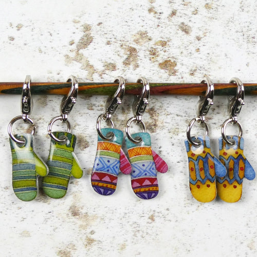 Locking Stitch Markers by Emma Ball (Set of 6)