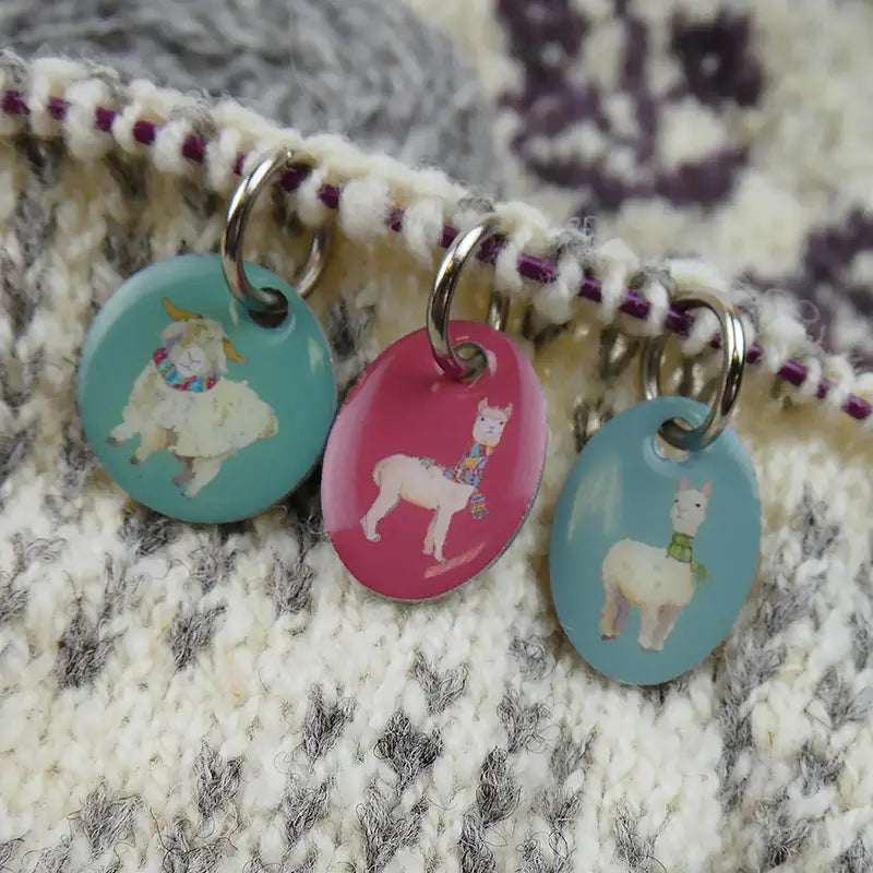 Ring Stitch Markers by Emma Ball (Set of 6)