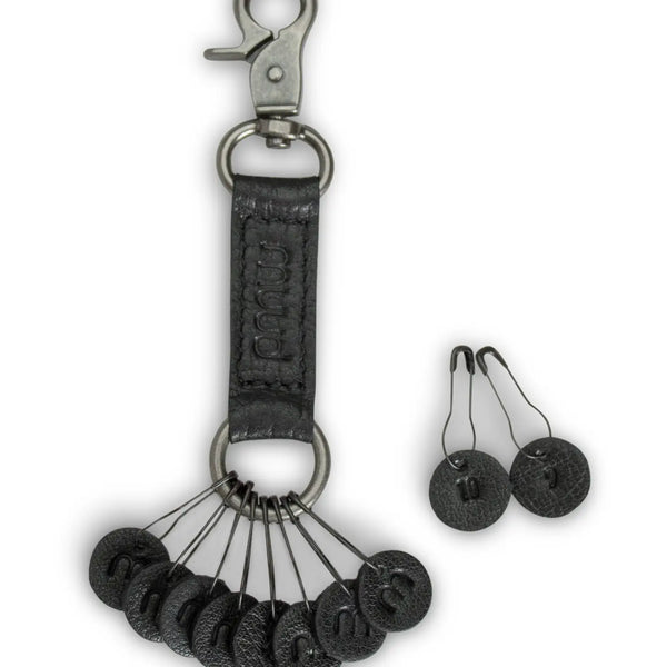 Muud – Feliz Stitch Marker Keychain | Black