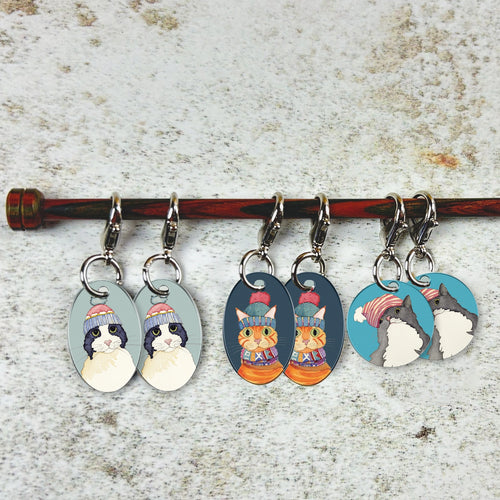 Locking Stitch Markers by Emma Ball (Set of 6)