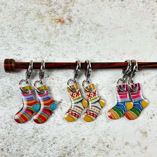 Locking Stitch Markers by Emma Ball (Set of 6)