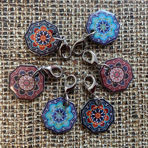 Locking Stitch Markers by Emma Ball (Set of 6)