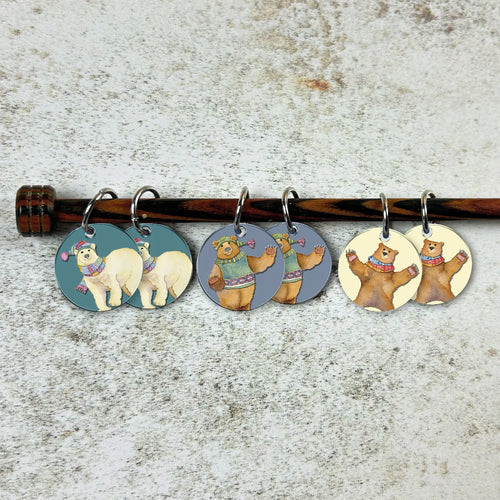 Ring Stitch Markers by Emma Ball (Set of 6)