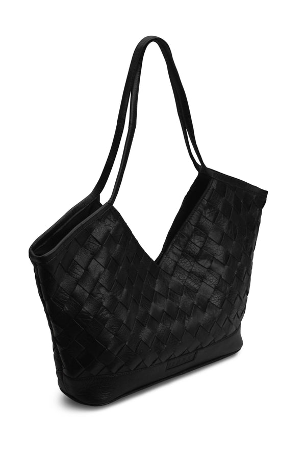 MUUD Dosy Braided Leather Handbag