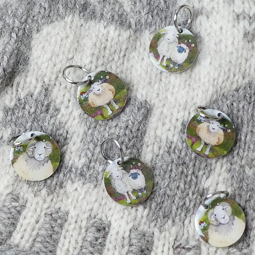 Ring Stitch Markers by Emma Ball (Set of 6)