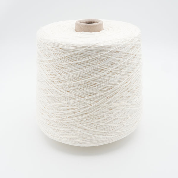 Linen Sequin 600m/100g (656yds/3.5oz), Sparkling Milk – 100% Linen with Sequins