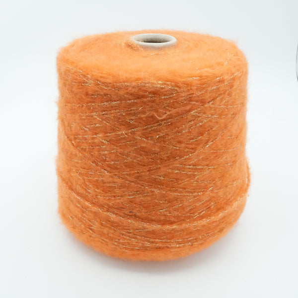Silver Persimmon 260m/100g (284yds/3.5oz) – Merino Wool, Silk & Lurex Blend