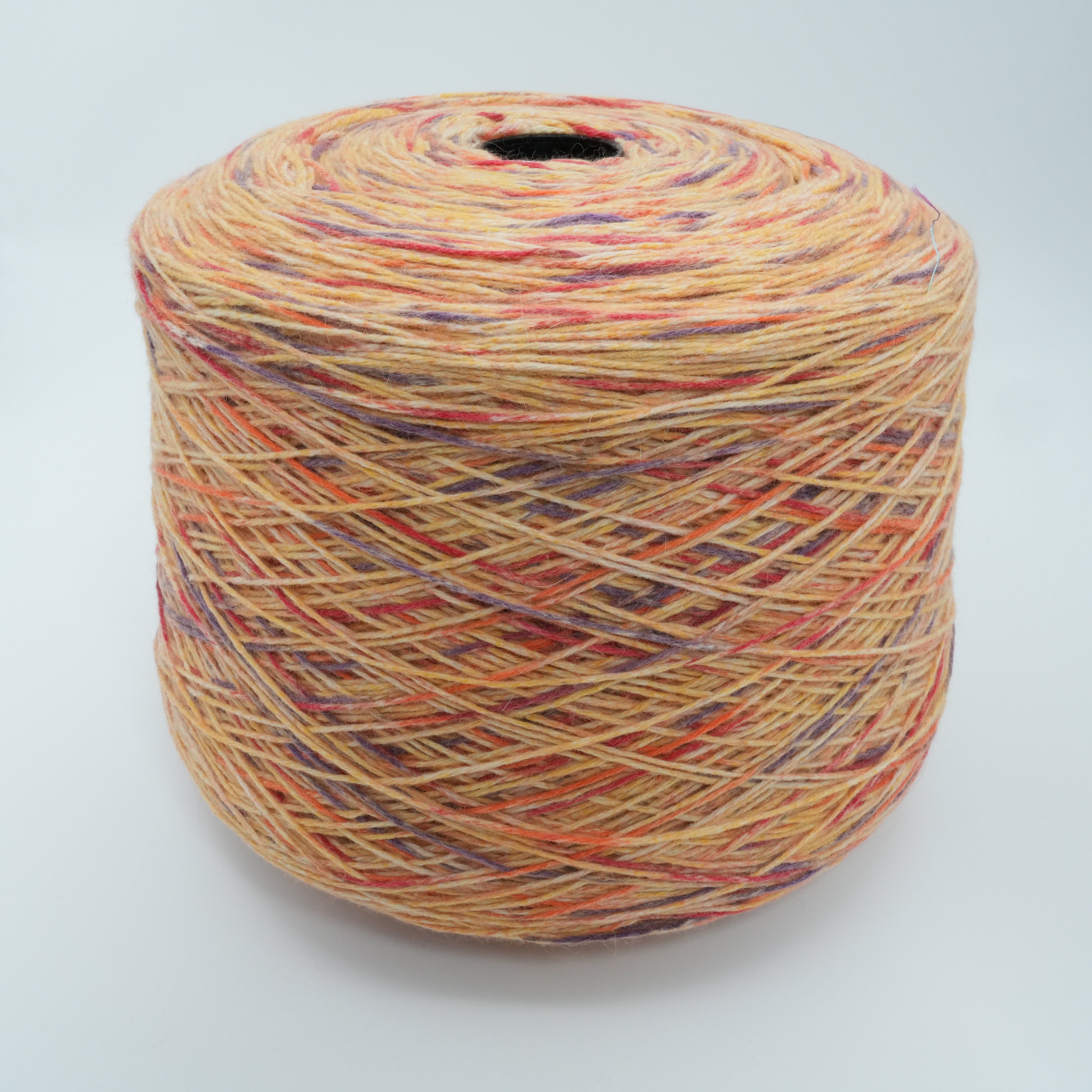 Apricot Melange 375m/100g (410yds/3.5oz), Heathered Apricot – Merino Wool, Angora & Polyamide Blend