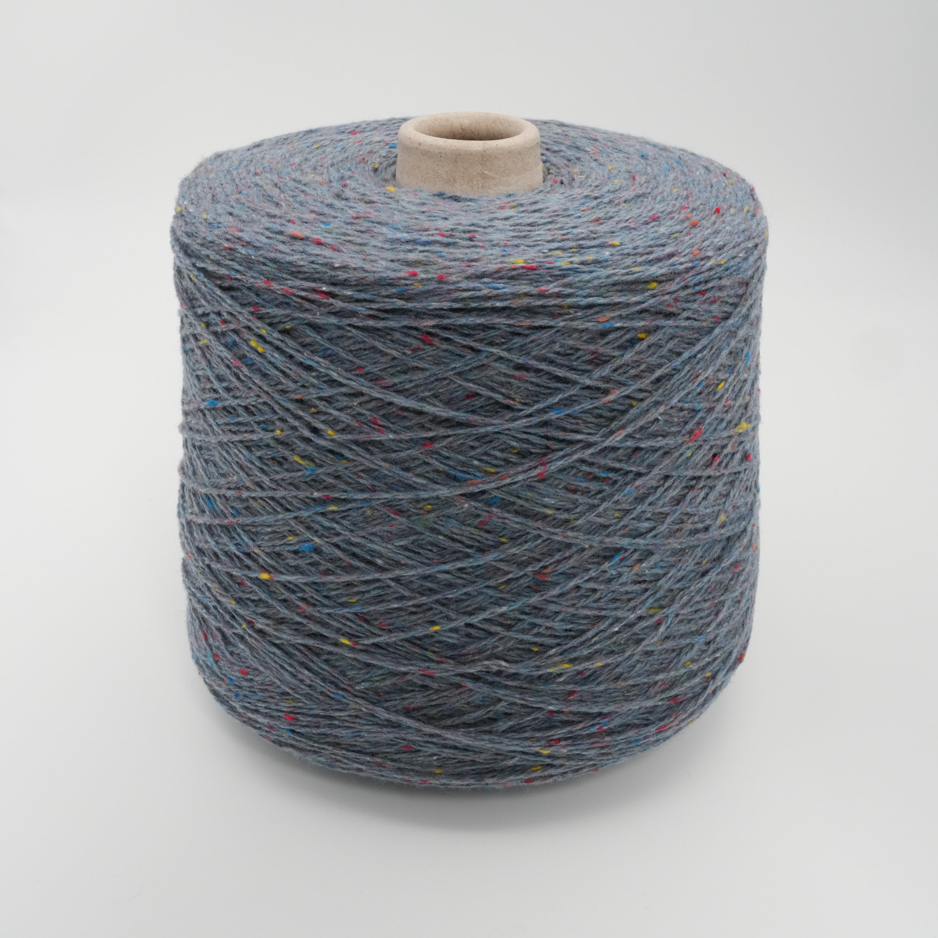 Carnival Tweed 400m/100g (437yds/3.5oz), Denim Carnival – Merino Wool & Silk Tweed