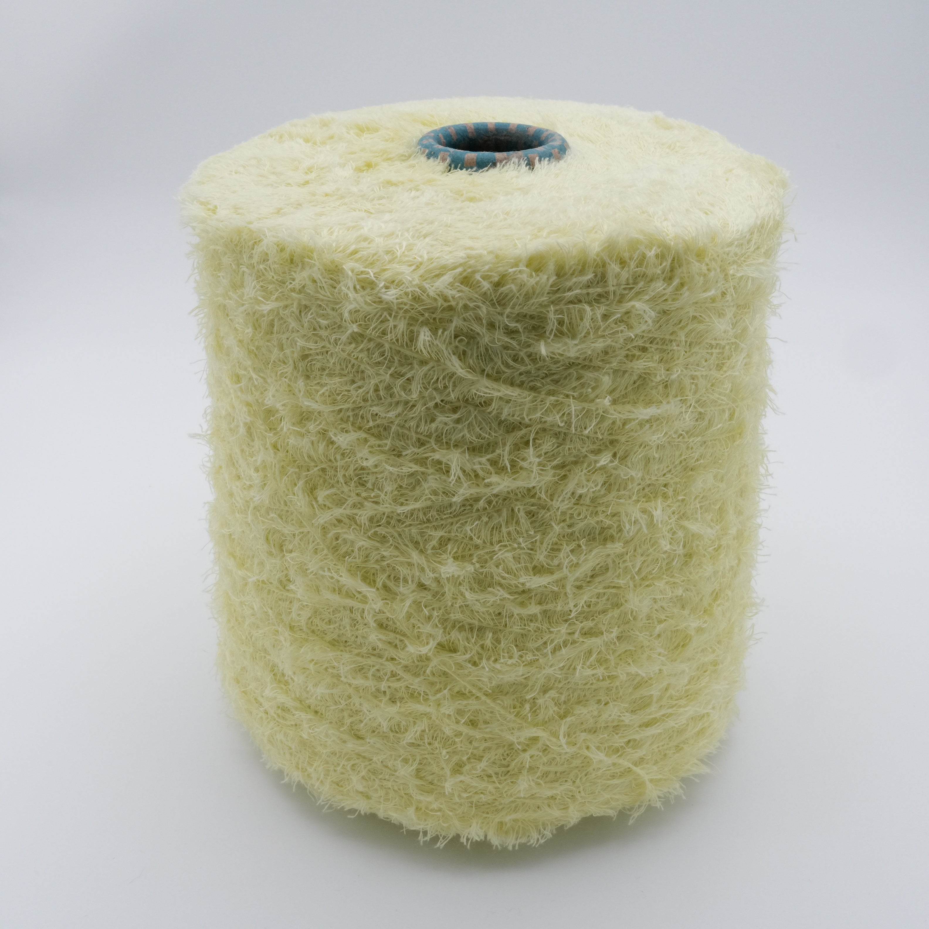 Tagliatino 410m/100g (448 yds/3.5 oz), Pale Lemon – 100% Cotton Eyelash Yarn