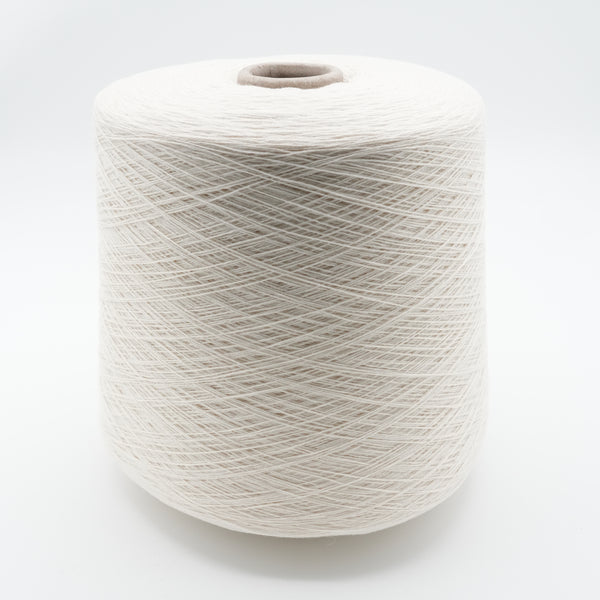 Cashseta 652m/100g (713yds/3.5oz), Warm White – Cashmere & Silk Blend