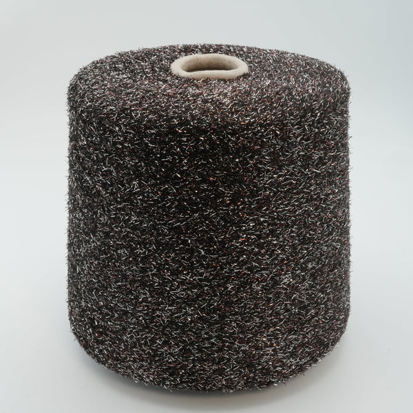 Jenny 680m/100g (744yds/3.5oz), Bordeaux Silver – Polyamide & Lurex Blend