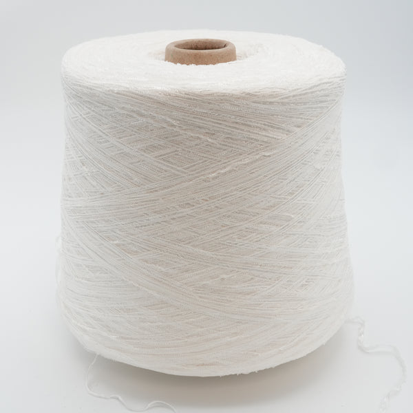 Maori 500m/100g (546yds/3.5oz), Cream Ribbon – Viscose, Polyamide & Elastane Blend