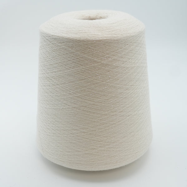 Lux 2150m/100g (2351yds/3.5oz), Milk Luxe – Cashmere, Lurex & Polyamide Blend