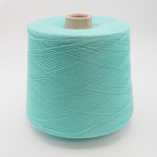 Zibibbo 1900m/100g (2078 yds/3.5 oz), Absolute Mint – Cotton & Elastane Blend