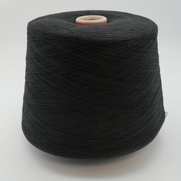 Zibibbo 1900m/100g (2078 yds/3.5 oz), Elegant Black – Cotton & Elastane Blend