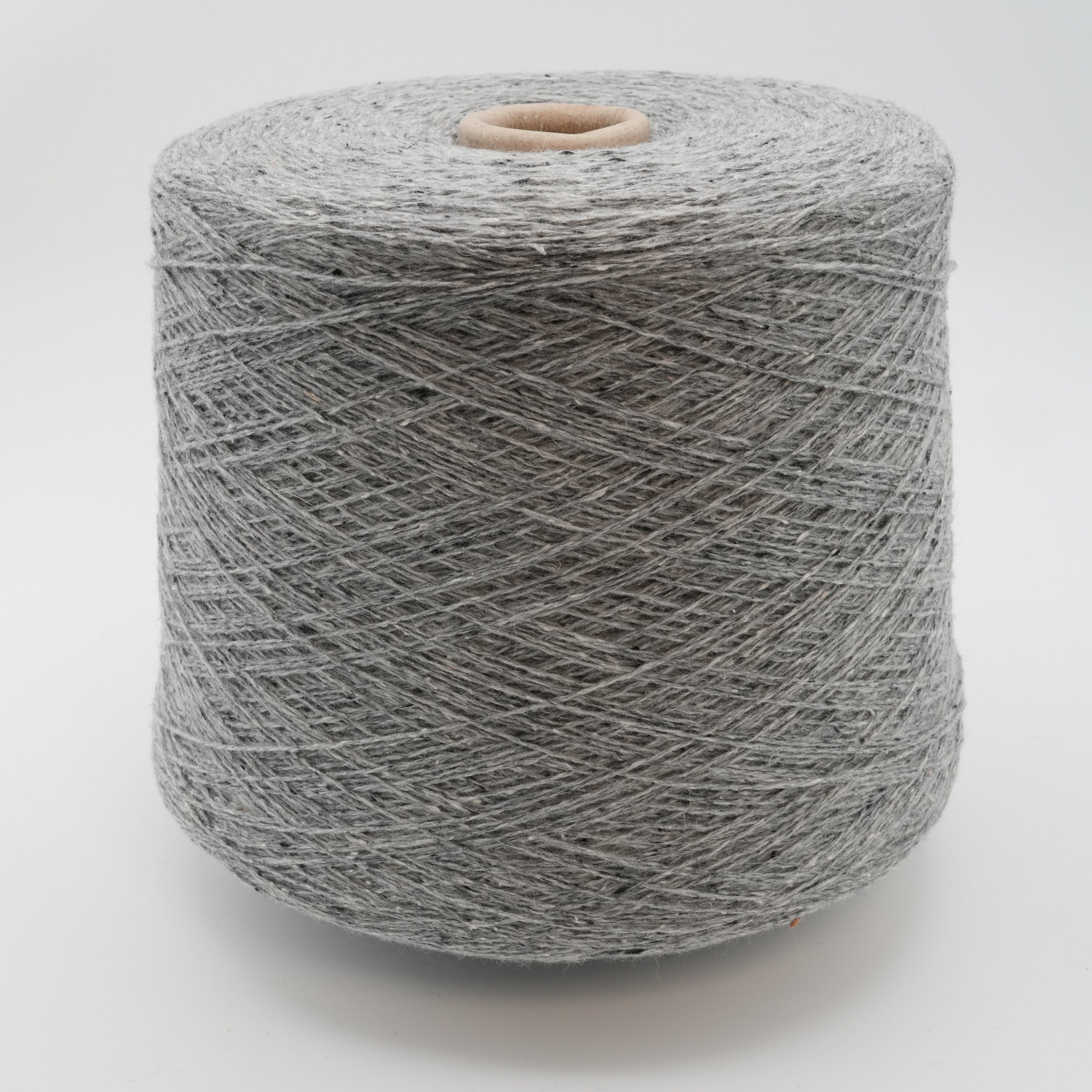 Pigalle 1500m/100g (1640yds/3.5oz), Soft Grey Tweed – Wool, Silk, Polyamide & Viscose Blend