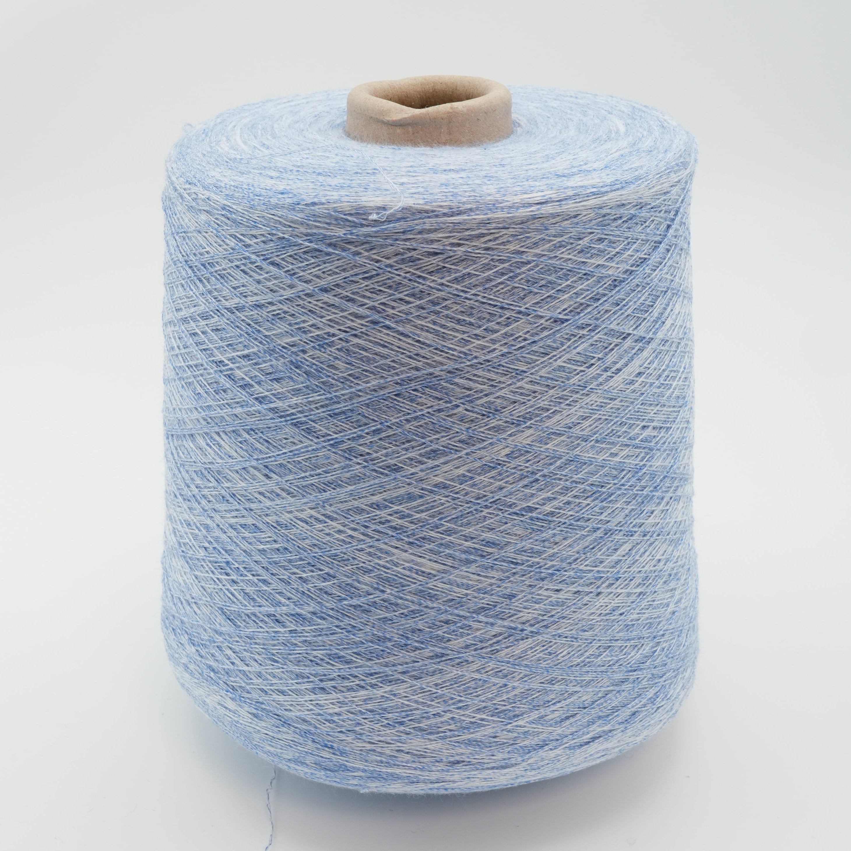 Delave 1600m/100g (1750yds/3.5oz), Blue Melange – Viscose, Cotton & Silk Blend