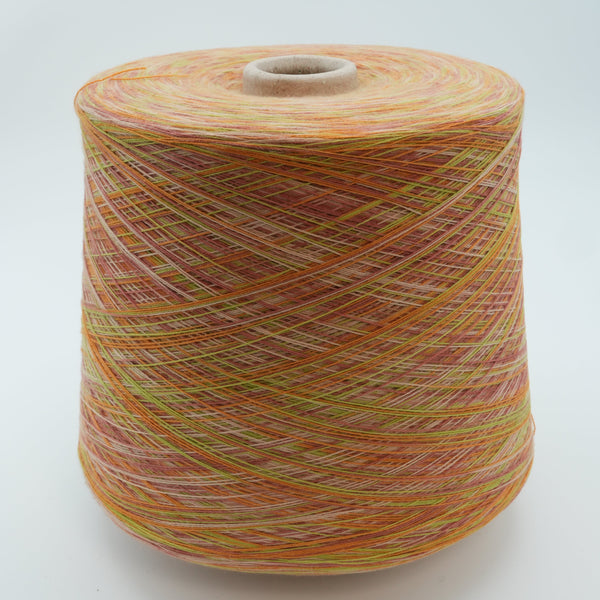 Zibibbo 1900m/100g (2078 yds/3.5 oz), Grano Watercolor – Cotton & Elastane (Elite fiber) Blend