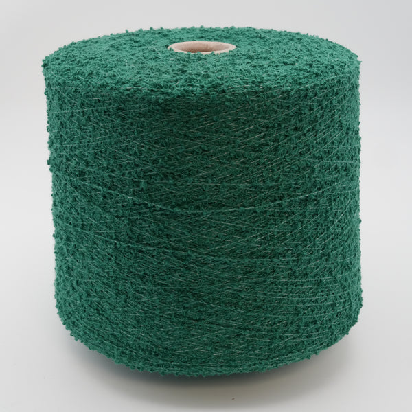 Curly 400m/100g (437yds/3.5oz), Green on White – Cotton & Polyamide Blend